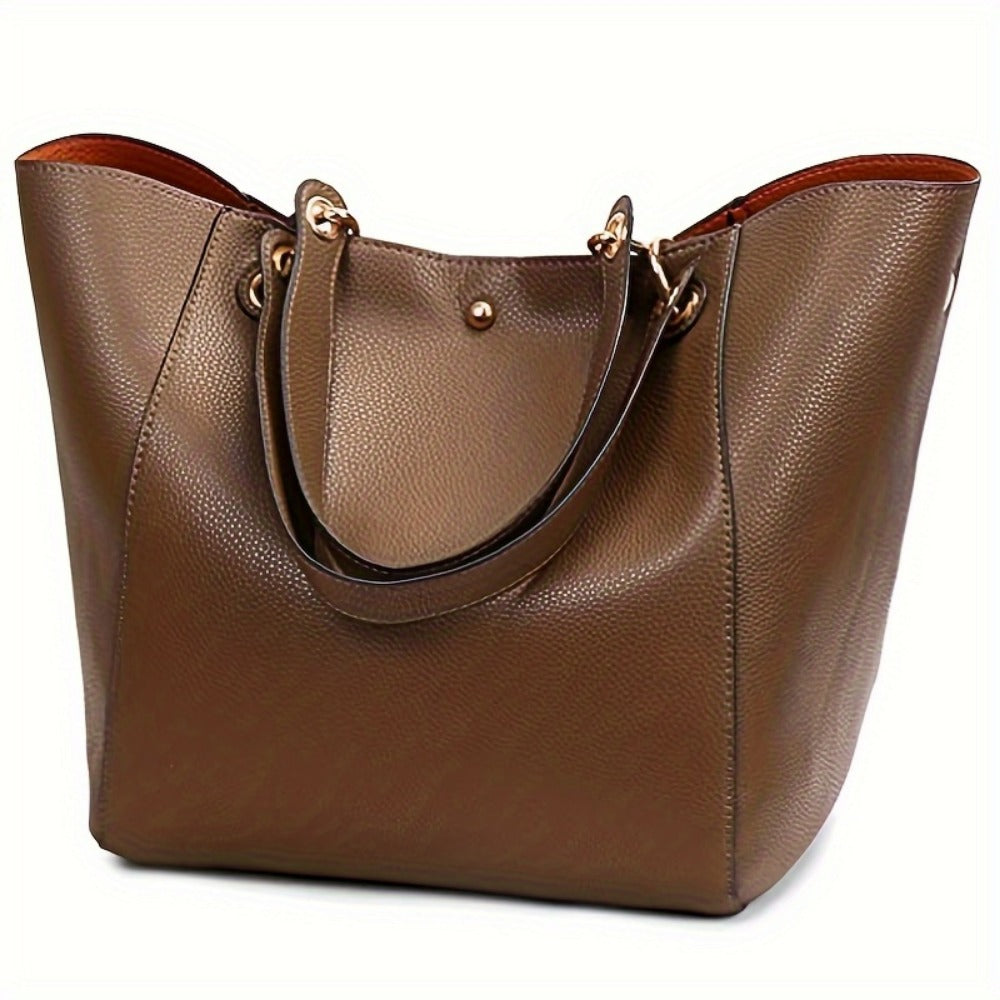 Tote Bag for Women – PU Leather, Large Capacity, for Travel & Work | Bag Vero – detail view 18