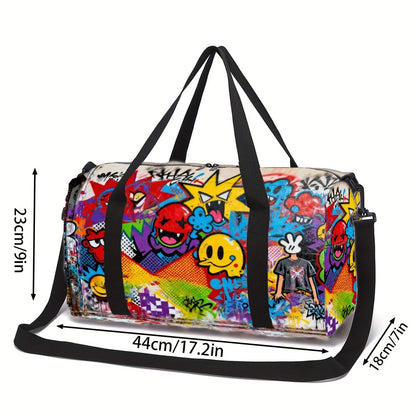 Gym Duffel Bag – Polyester, Adjustable Strap, for Travel | Bag Vero – detail view 4