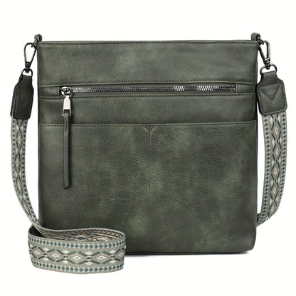 Crossbody Bag for Women – PU Leather, Large Capacity, for Travel & Work | Bag Vero – detail view 12