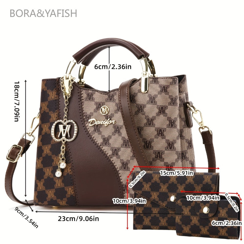 Women'S Shoulder Bag - Unique Design, New Fashion Multi-Piece Set, Versatile Crossbody Bag, Stylish And High-Quality, Casual Tote Bag