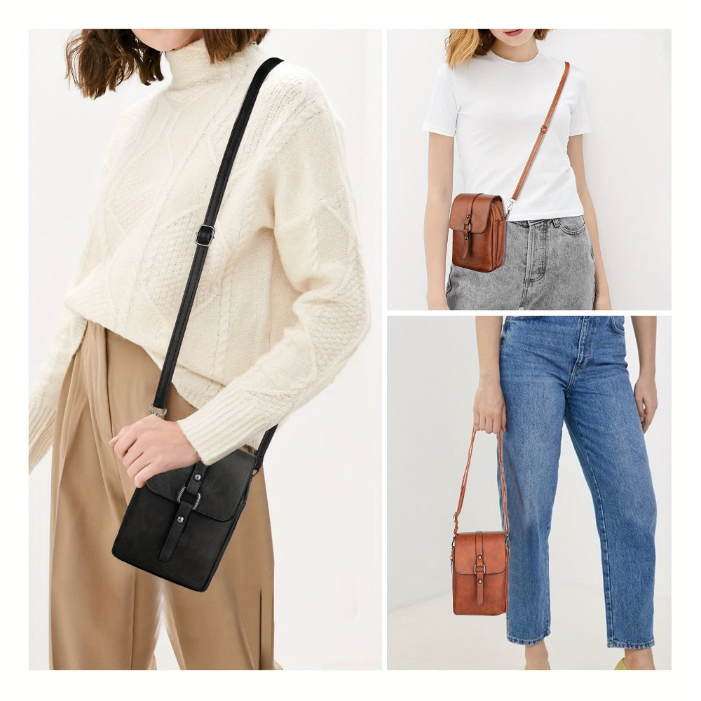 Crossbody Bag, Mini Shoulder Bag, Multifunctional Phone Pouch And Wallet Satchel for Outdoor Sports