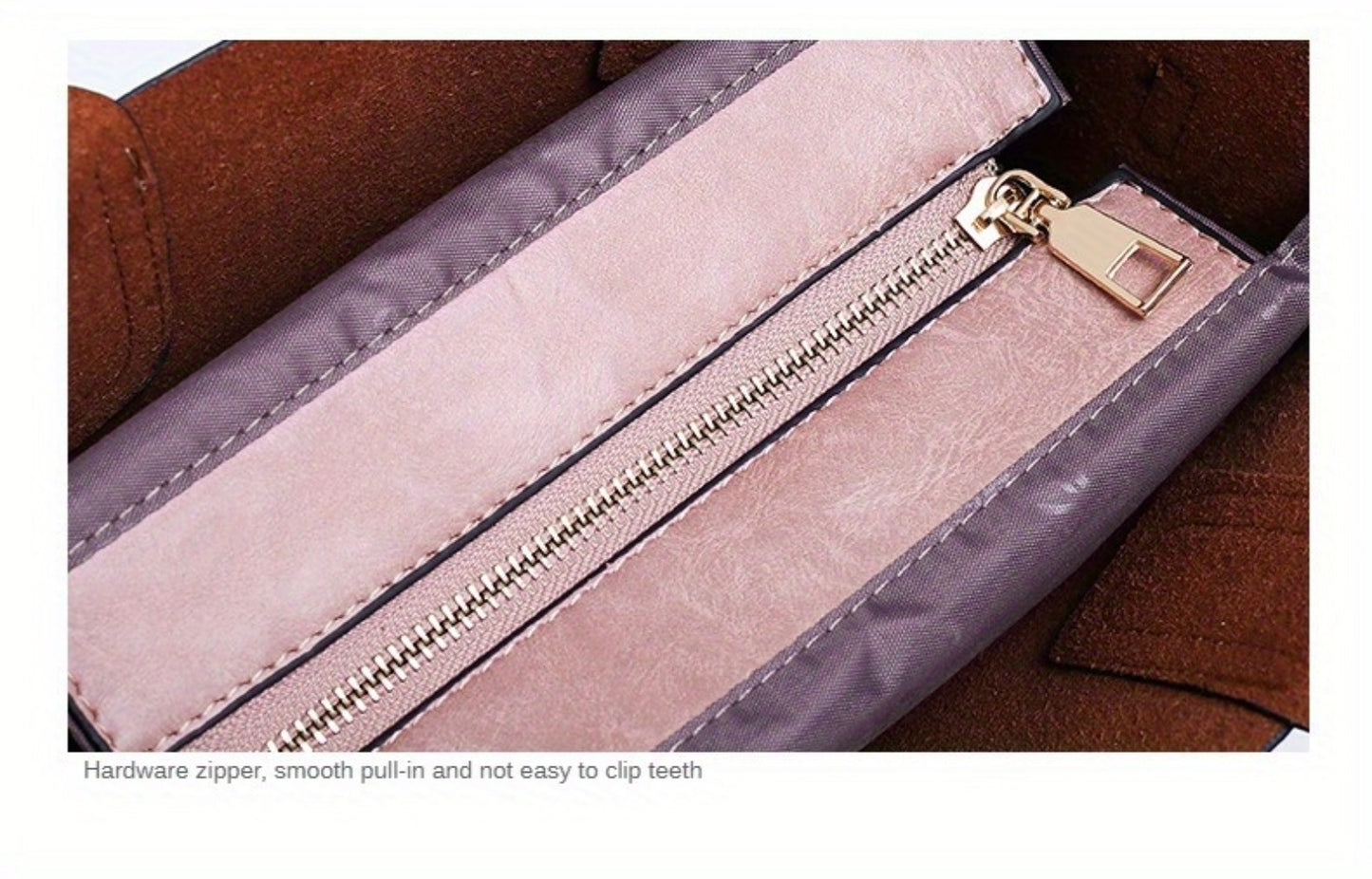 Set of 3 Vintage-Inspired Women'S Bags - Includes a Tote with Chain, a Crossbody Bag, And a Coin Purse