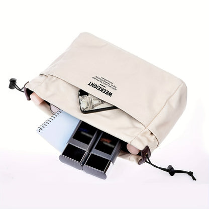 Pack Within Pack, Drawstring Organizer Bag with Multiple Pockets, Lightweight Portable Travel Storage Bag, Large Capacity Inner Pocket Organizer, Multifunctional Multi-Pocket Purse