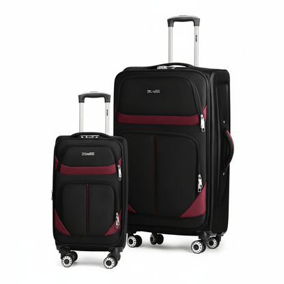 New York Xpress Durable Softside Luggage Lightweight Expandable with Spinner Wheels & Combination Lock, Reinforced Handles, Carry On Airline Approved and Checked, Soft Shell Travel Case for Men & Women, Available in 22", 26", 30", 34"