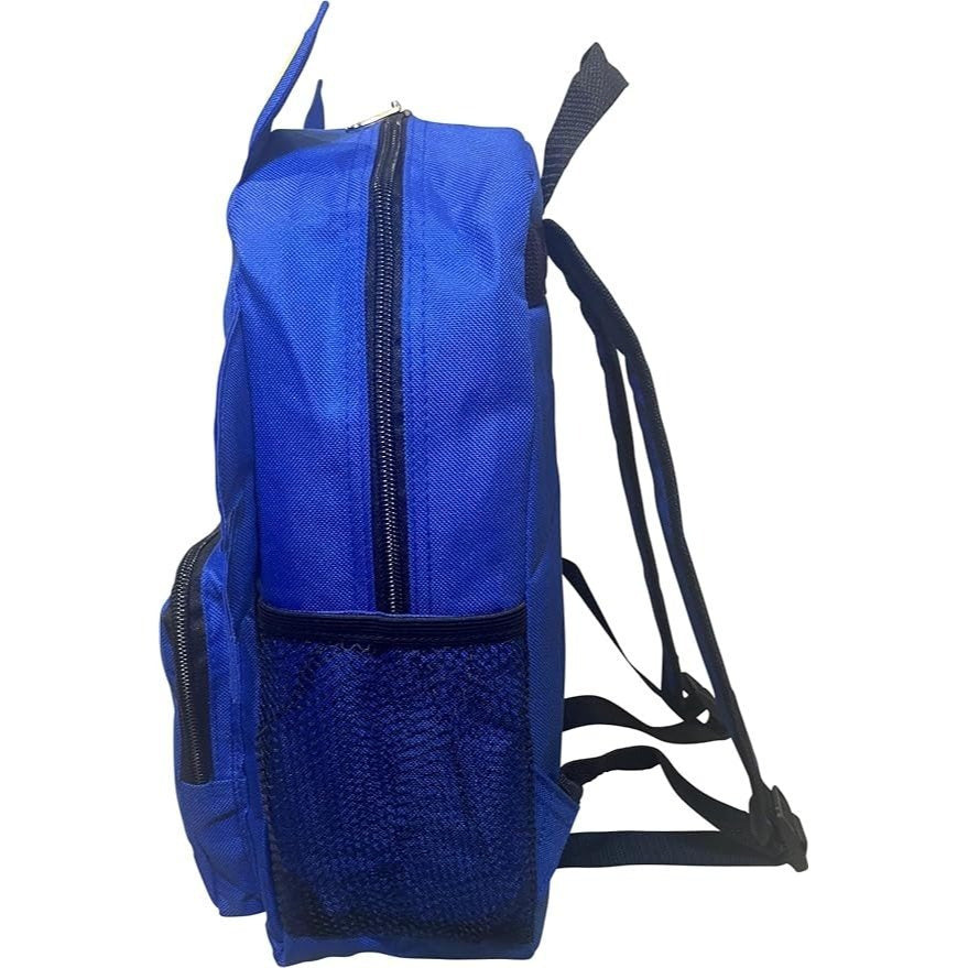 Ruz Sonic The Hedgehog 12" Big Face School Backpack With 3D Ears And Quills