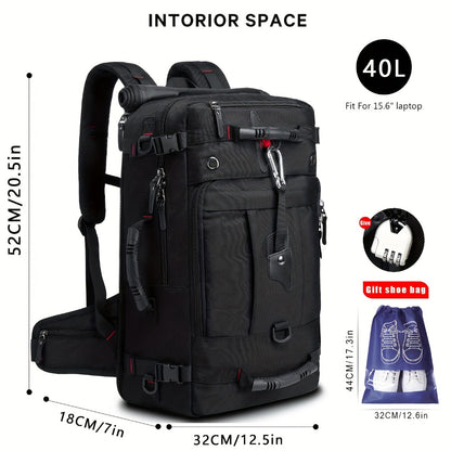 Multi Functional Travel Backpack, Simple Nylon Laptop Daypack, Carry On Luggage Schoolbag, Multi Pocket Carry On Travel Backpack, Flight Approved Gym Bag With Shoe Compartment, Waterproof Laptop School Bag, Outdoor hiking backpack