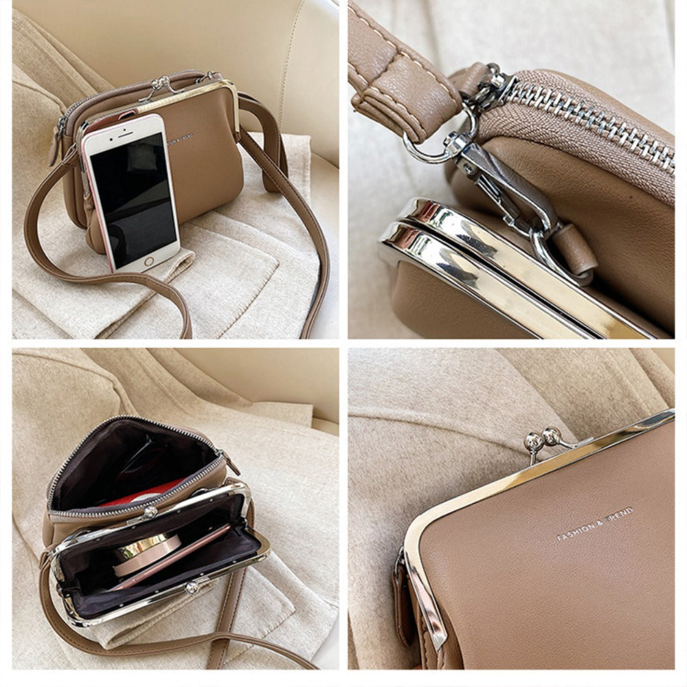 Stylish Women Messenger Bag Crossbody Bag Multi Layer Shoulder Bag