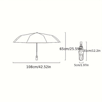 Travel Umbrella – Windproof, Foldable, Compact, for Travel & Work | Bag Vero – detail view 2