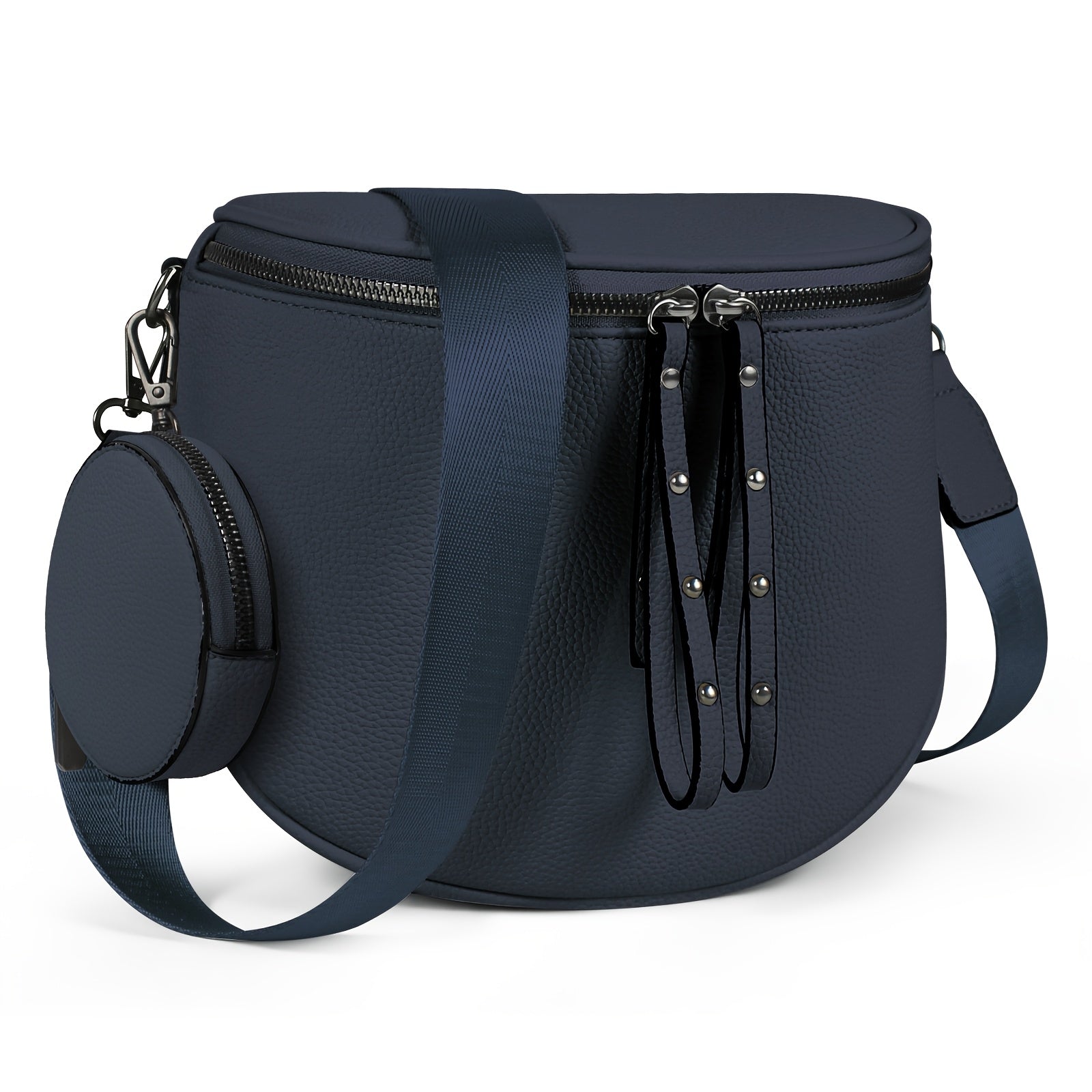 Crossbody Bag for Women – for Travel & Everyday Use, Detachable Strap Plaid Multi | Bag Vero – detail view 23