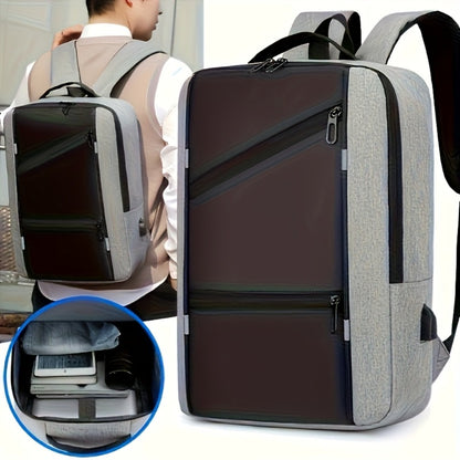 Large-Capacity Backpack with Charging Port for Outdoor Travel, Camping, And Hiking - Multi-Functional Sports Bag And Suitable for 15.6-Inch Laptops for Men And Women for Best Birthday Gifts, Christmas And Valentine'S Day Gifts
