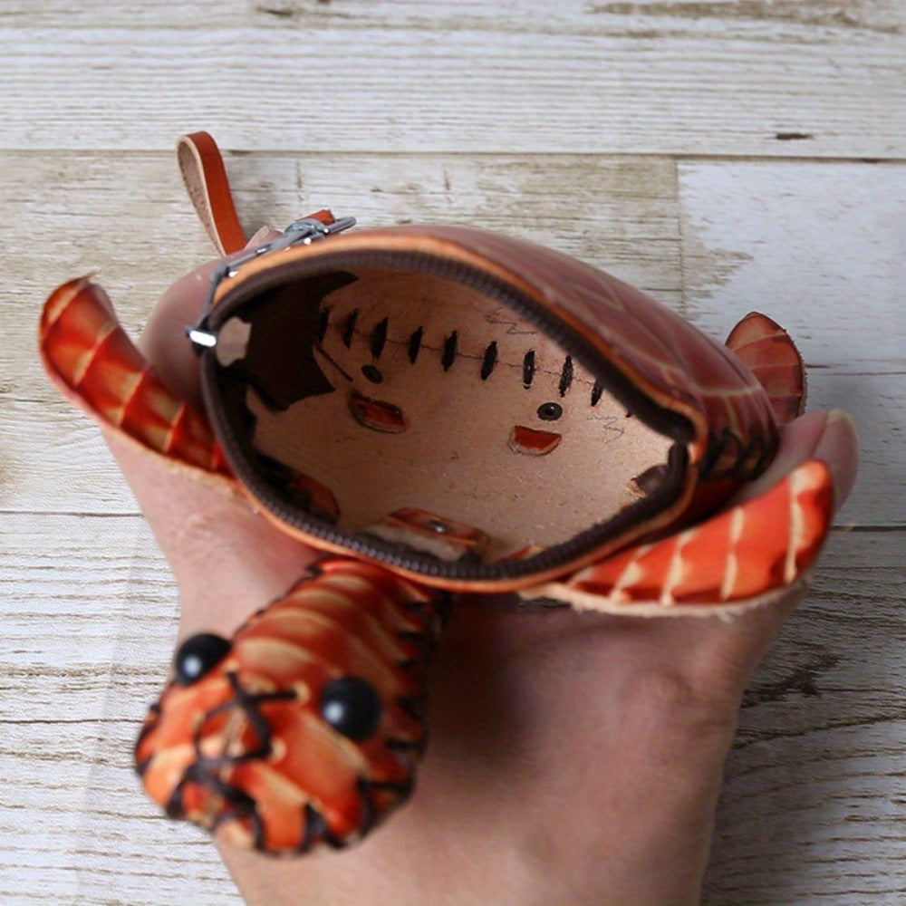 Women's Wallet – Handcrafted Retro Turtle Coin In | Bag Vero – detail view 20