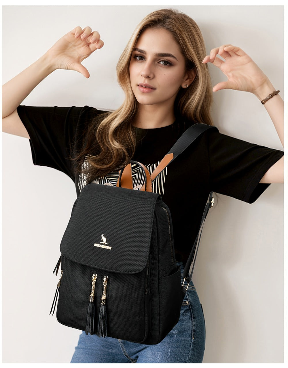 Backpack for Women – Nylon, Polyester, Lightweight, for Travel & Work | Bag Vero – detail view 26