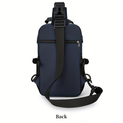 Men's Retro Belt Bag with Multi-Pocket & Anime Striped Strap - Durable Waist Pack Suitable for Commuting, Cycling, Outdoor - Wear-Resistant Hands-Free Waist Bag ()