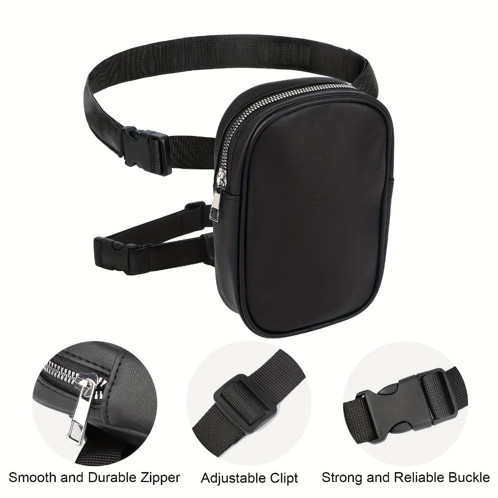 1pc Cycling Motorcycle Leg Bag, Versatile Leg Belt Bag, Outdoor Skew Straddle Bag, in Black Color