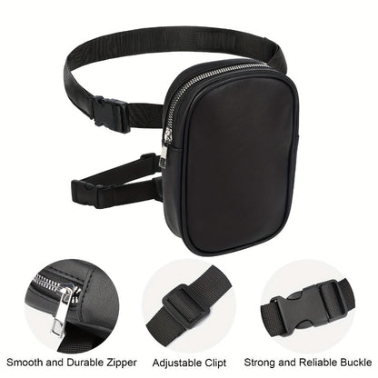 1pc Cycling Motorcycle Leg Bag, Versatile Leg Belt Bag, Outdoor Skew Straddle Bag, in Black Color