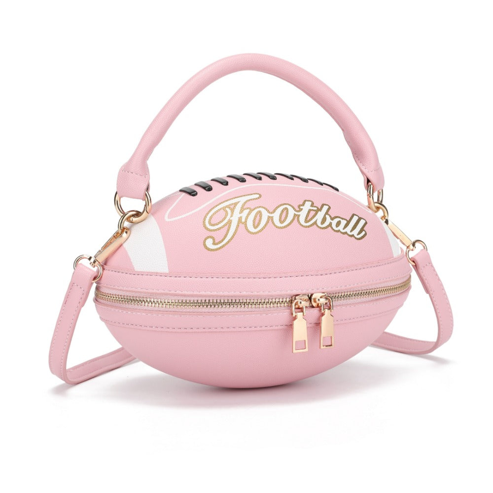 Crossbody Bag for Women – Denim, American Football Style Novelty Rugby | Bag Vero – detail view 28