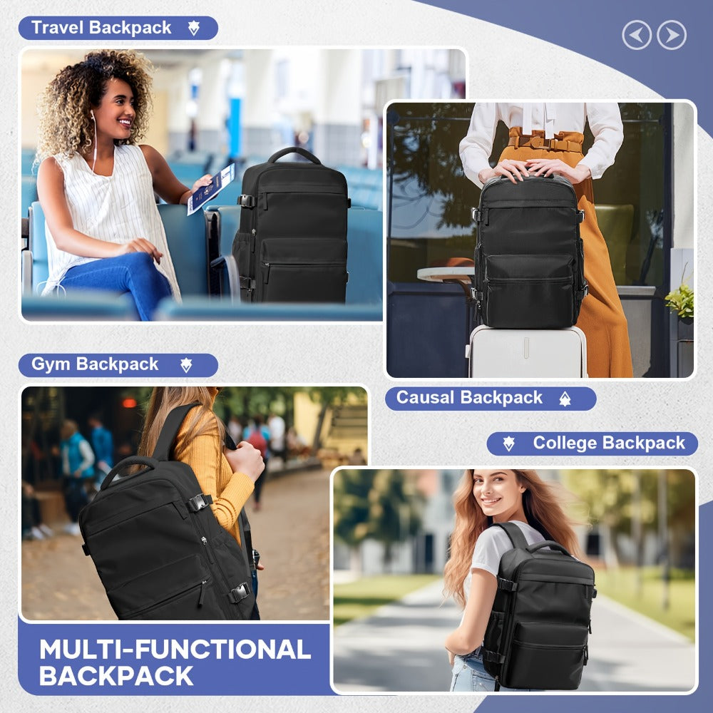 Vacuum Backpack Travel Compression Bag with Air Pump for Carry-On Luggage Air Rucksack Sealed Backpacks