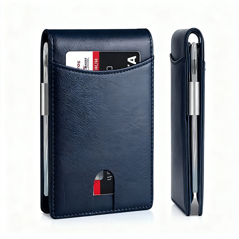 Men's Ultra-Slim Wallet - Genuine Leather Wallet - Anti-Theft Money Bag Bi-fold Wallet - Ultra-Slim Credit Card Holder A perfect gift for birthdays, anniversaries, Father's Day, Christmas, or any other occasion. 4.4 x 3.2 x 0.47 inches (Note that X1-10 ar