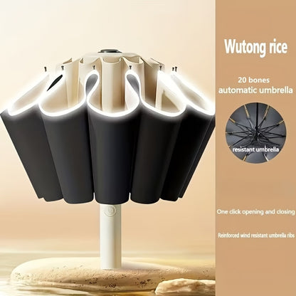 Travel Umbrella – Windproof, Rib Windproof Reverse Folding Umbrella | Bag Vero – detail view 17
