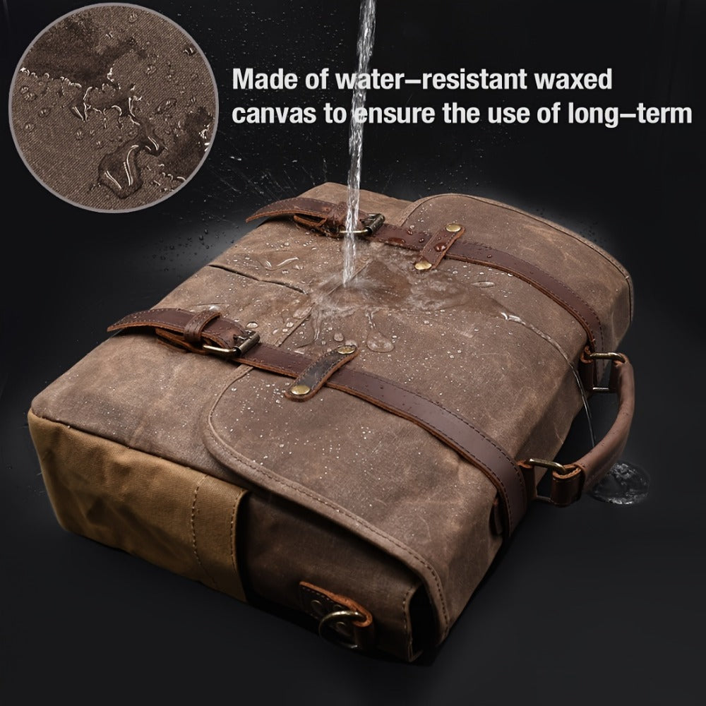 Laptop Bag – 15.6 Inch, Canvas, for Travel & Work | Bag Vero – detail view 8