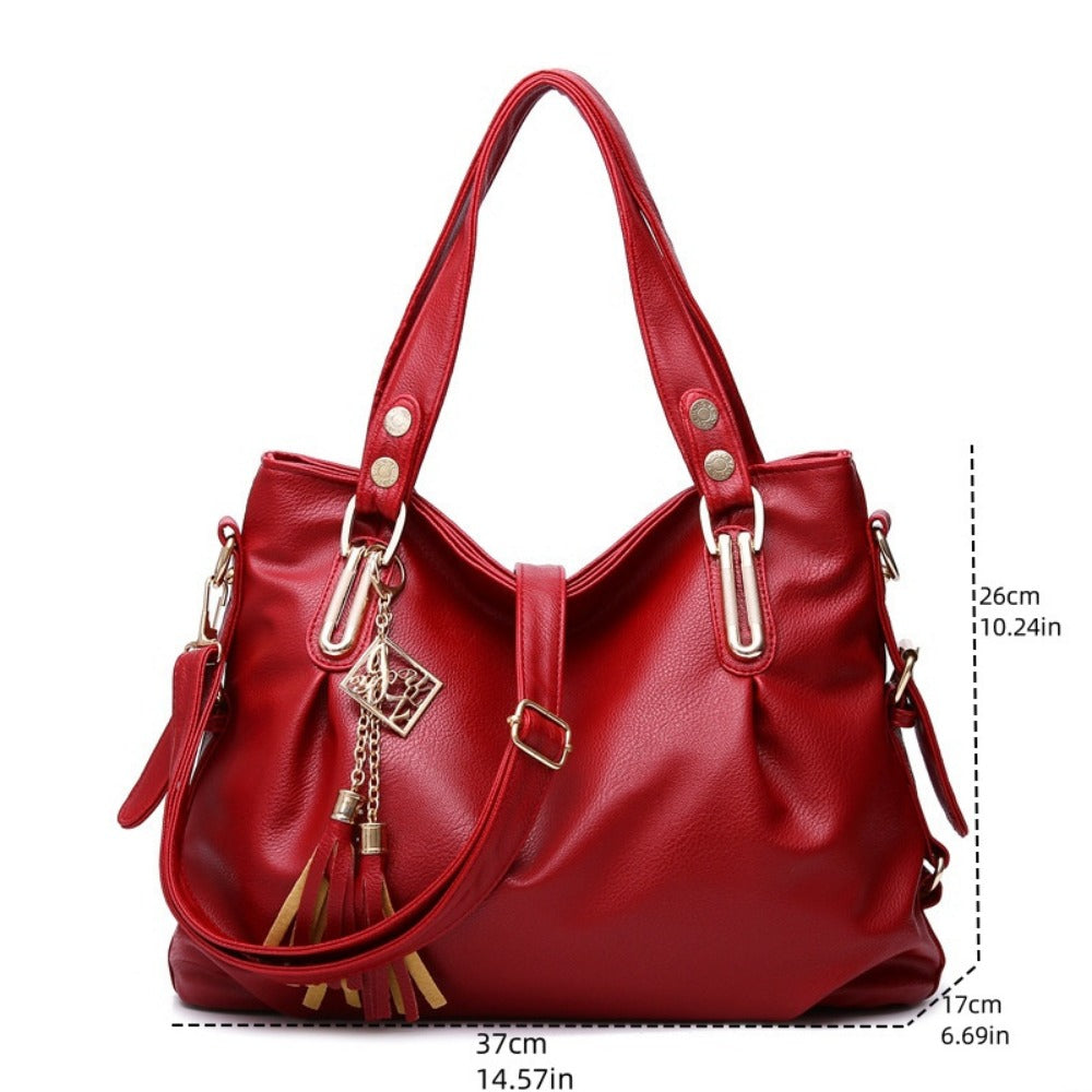 Crossbody Bag for Women – PU Leather, Multi-Pocket, for Work | Bag Vero – detail view 16