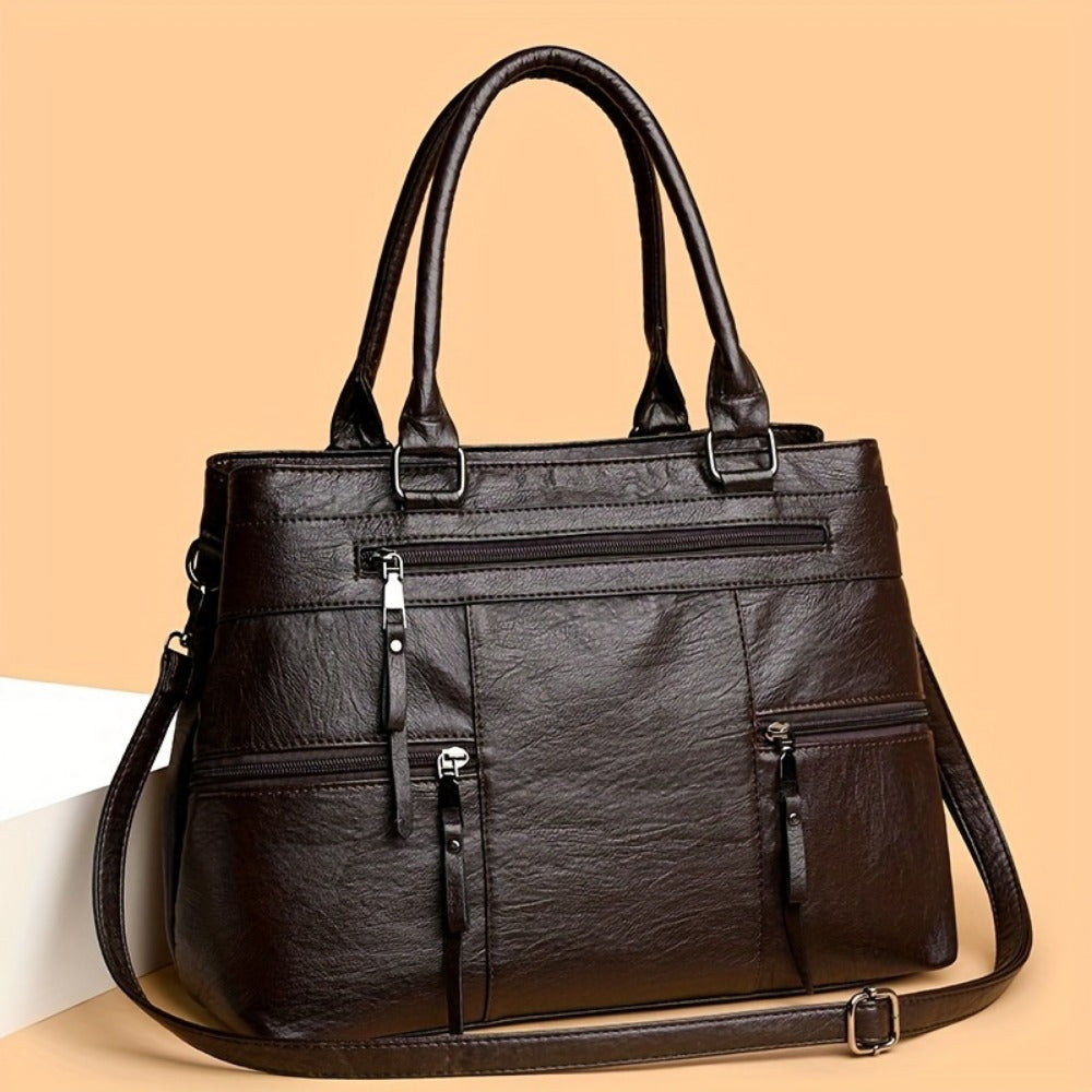 Crossbody Bag for Women – PU Leather, Multi-Pocket | Bag Vero – detail view 11