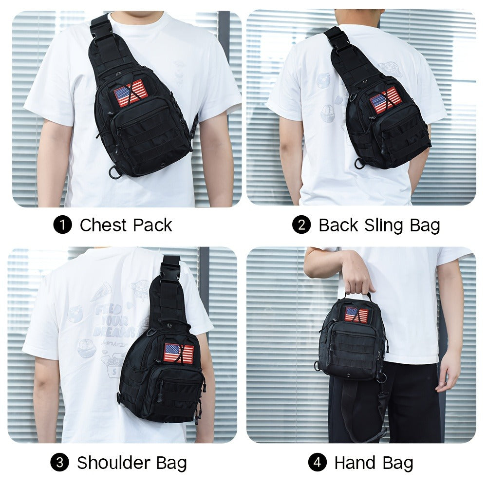 Sling Bag – for Travel, Oxford Cloth Chest Phone Pocket | Bag Vero – detail view 18