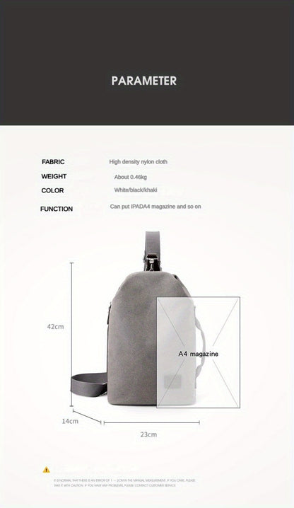 Canvas Shoulder Bag Handheld Fashion Men'S Shoulder Bag Motorcycle Bag Large Capacity Quality Men'S Bag Local Shipping 48 Hours Shipping