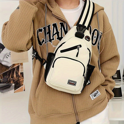 Trendy Oxford Crossbody Bag for Women - Features Adjustable Shoulder Straps, Zipper Closure, Sturdy Material, Casual Elegant Design, Ideal for Everyday Use And Travel