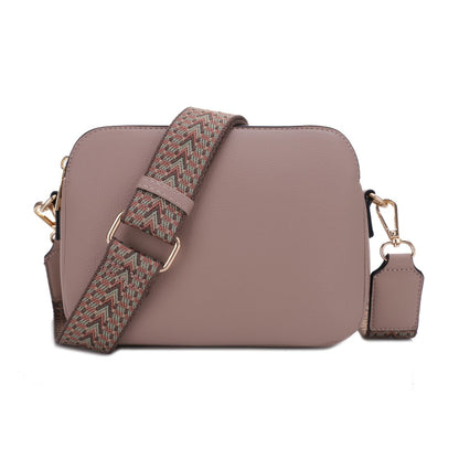 Casual Medium Size Croosbody Bag for Women, Crossbody Camera Purses with Adjustable Webbing Shoulder Strap