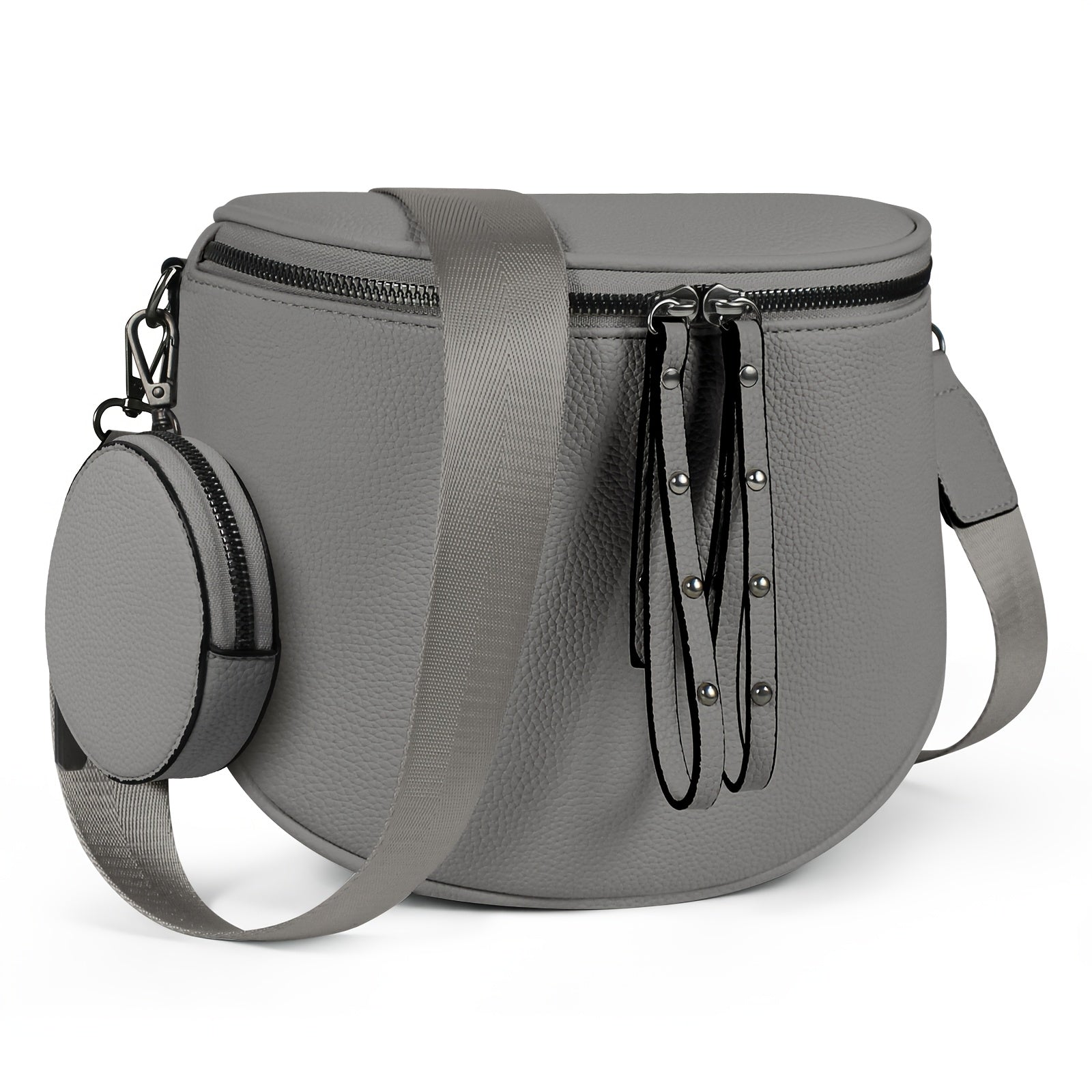 Crossbody Bag for Women – for Travel & Everyday Use, Detachable Strap Plaid Multi | Bag Vero – detail view 27
