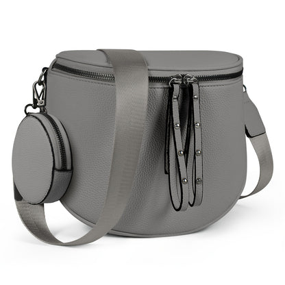 Crossbody Bag for Women – for Travel & Everyday Use, Detachable Strap Plaid Multi | Bag Vero – detail view 27