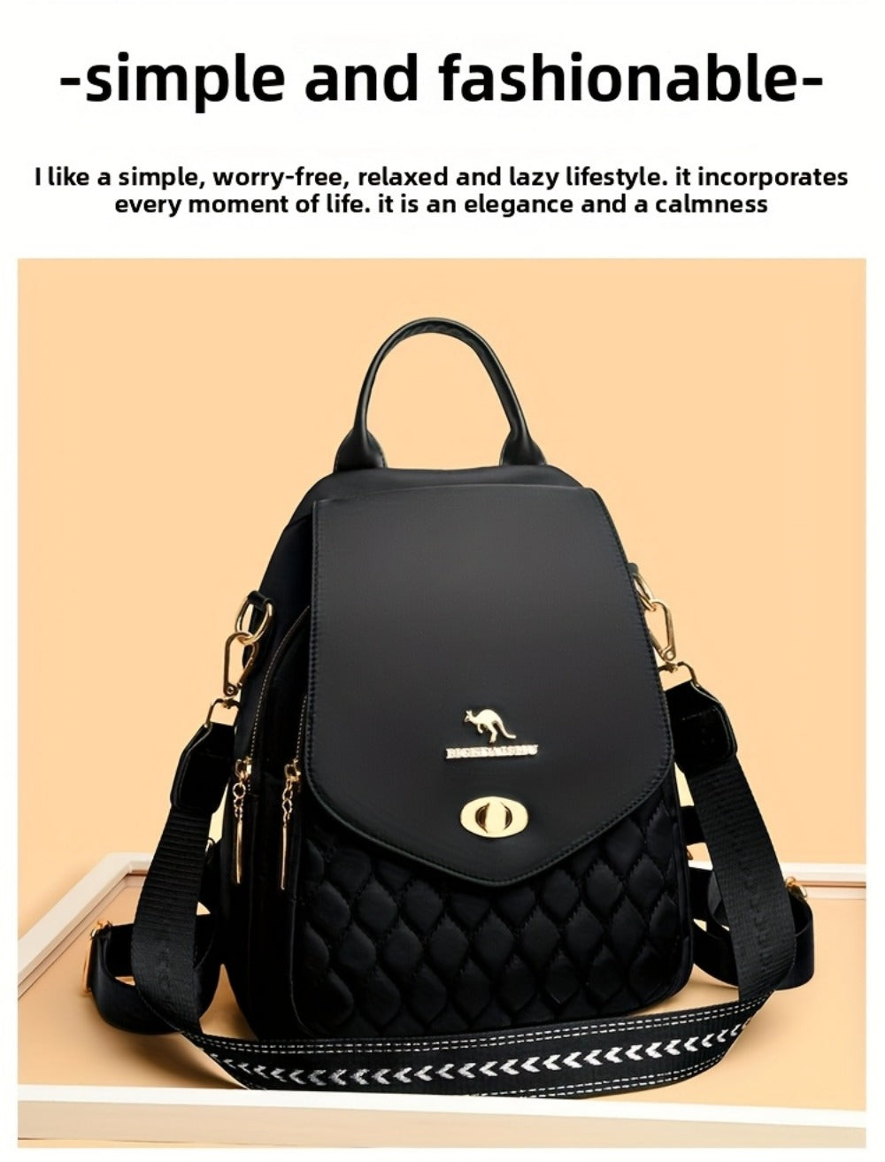 Backpack for Women – Lightweight, for Travel & Work | Bag Vero – detail view 26
