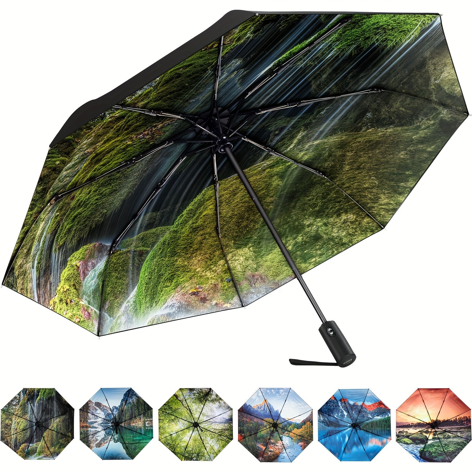 Travel Umbrella – Compact, Windproof, Foldable, for Travel & Work | Bag Vero – detail view 17