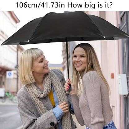 Reinforced Windproof Umbrella, Sturdy And Durable Sunshade Umbrella, Suitable For Both Men And Women