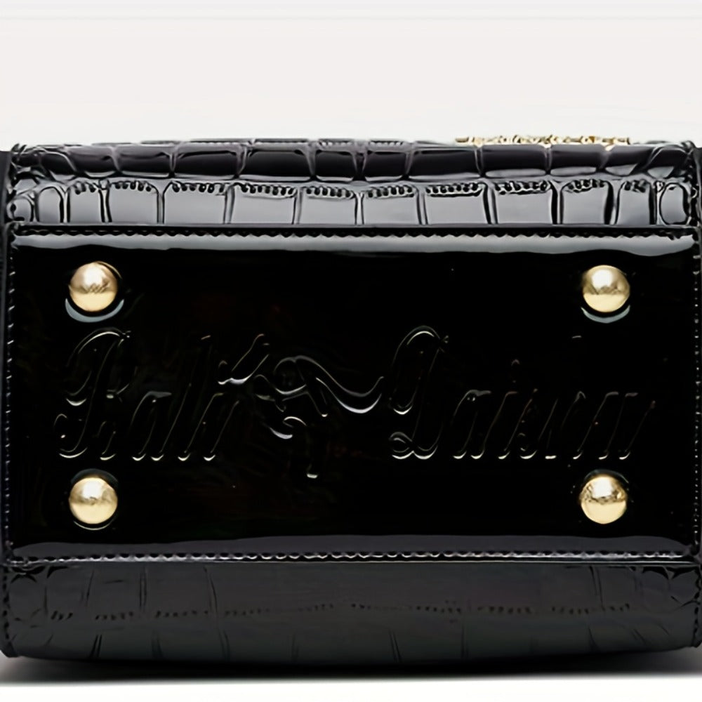 2026 New Style Bucket Bags for Women - High-End 2026 New Crocodile Pattern Bags for Middle-Aged And Elderly Women, Shoulder Crossbody Bags, Handheld Mom Bags, Women's Wallets, Multi-Functional Shoulder Bags