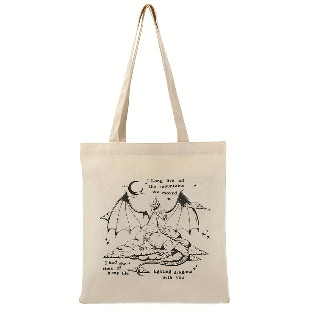1pc Tote Bag, Shoulder Bag for Travel Daily Commute