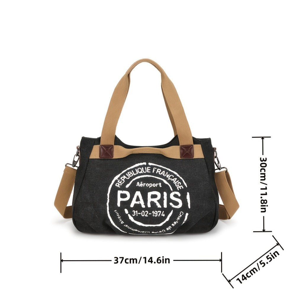 Women's Tote Bag with Zipper - Commuter, Office Crossbody Bag, High Quality Laptop Tote, Work Handbag