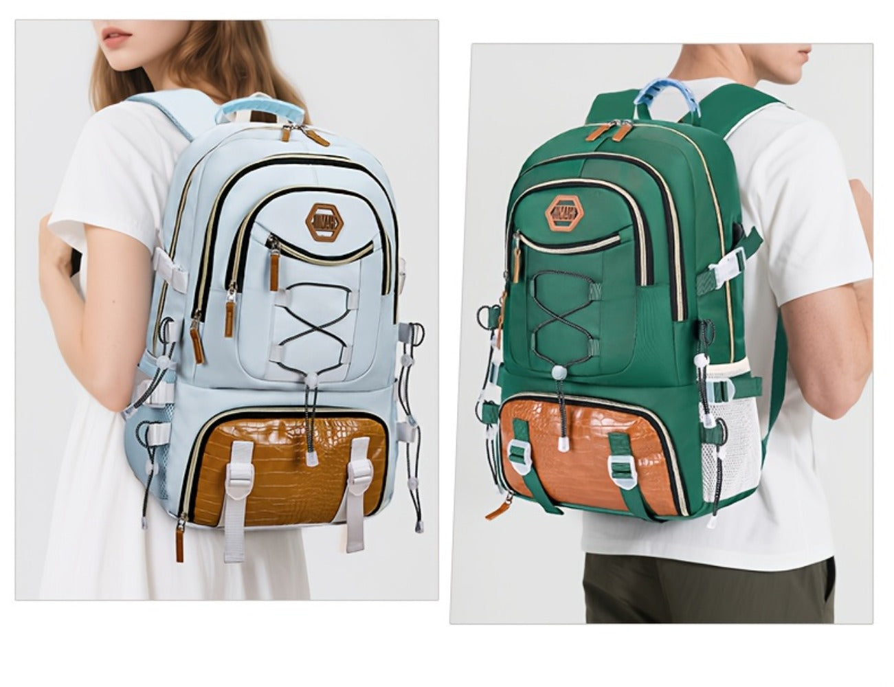 Chic Travel Backpack Suitable for Both Genders - Ideal for Work Commutes And Leisure Journeys, Featuring a USB Charging Port for Convenient Use While Traveling