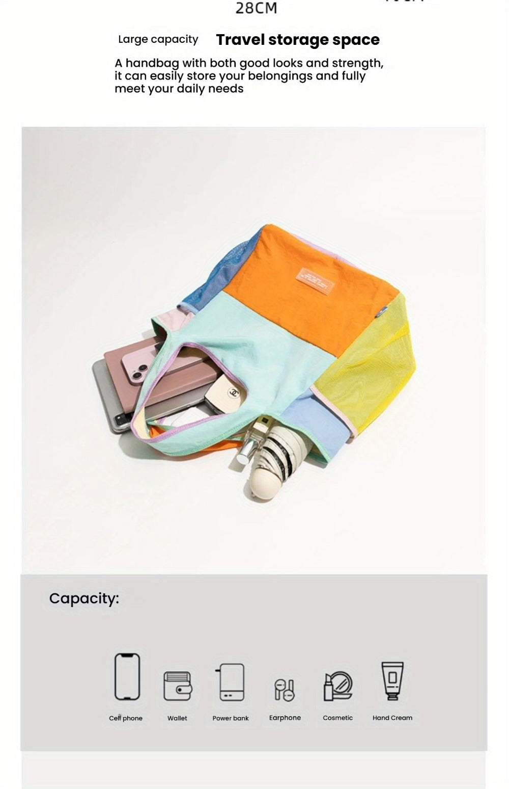 Women's Handbag – Lightweight, Adjustable Strap, for Work & Everyday Use | Bag Vero – detail view 16