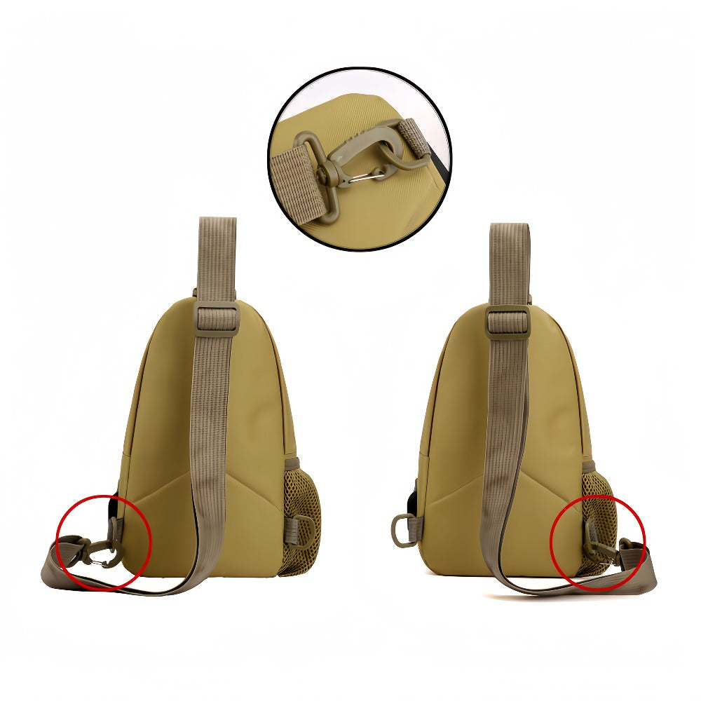 2026 Spring/Summer New Arrival - Outdoor Tactical Camouflage Shoulder Bag, Oxford Cloth Crossbody Bag, with Charging Port, Multi-Compartment Waist Pack, Sturdy And Durable, New Product Promotion, Suitable for Everyday Leisure And Outdoor Adventures