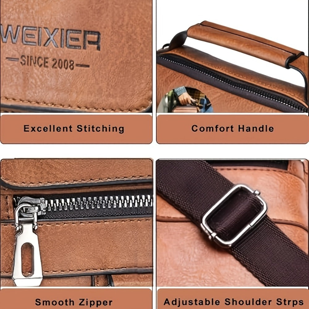 Crossbody Bag – Adjustable Strap, for Travel & Work | Bag Vero – detail view 10