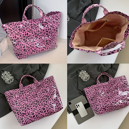 Women'S High Quality PVC And Wrinkle Paper Transparent Handbag - Large 13.2-Inch Transparent Shoulder Bag with 2 Compartments, White Letter Printed Design, Suitable for Work, Travel, Beach, And Daily Use, High Quality Bag
