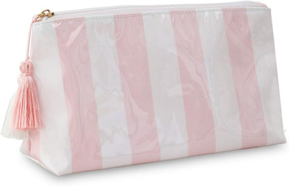 Makeup Bags for Purse, Small Coated Bags for Women, Travel Organizer Zipper Pouch Beach Vacation Essentials