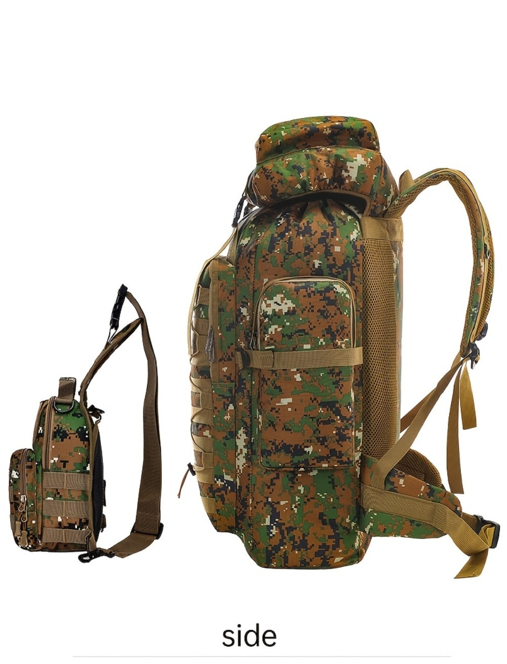 Men'S Sports Large Capacity Backpack Sports Backpack Hiking Bag
