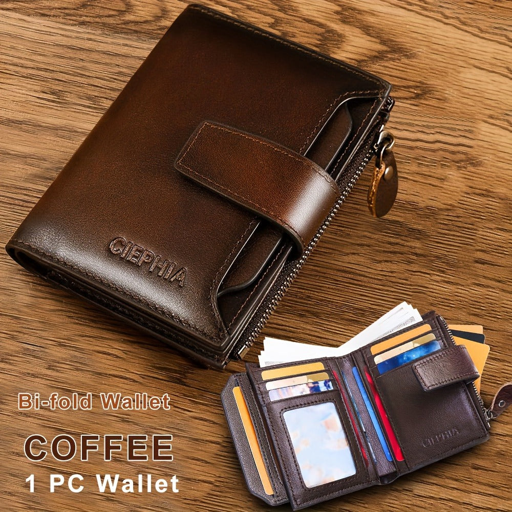 Men's Wallet – RFID Blocking, Card Slots Zipper Rfid Blocking | Bag Vero – detail view 6