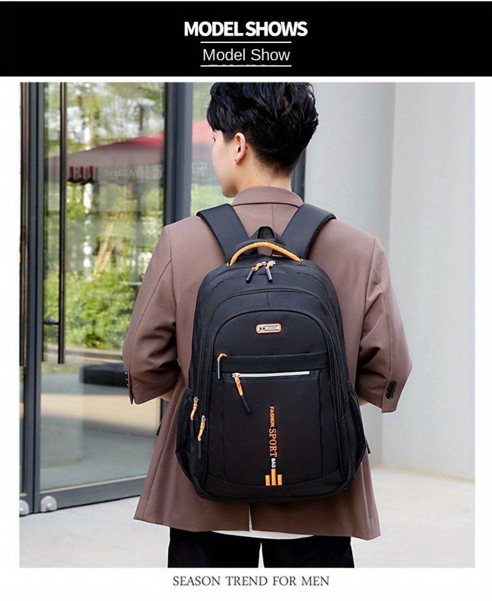 Men's Large Capacity Business Laptop Backpack, Travel and Sports Bag for Women