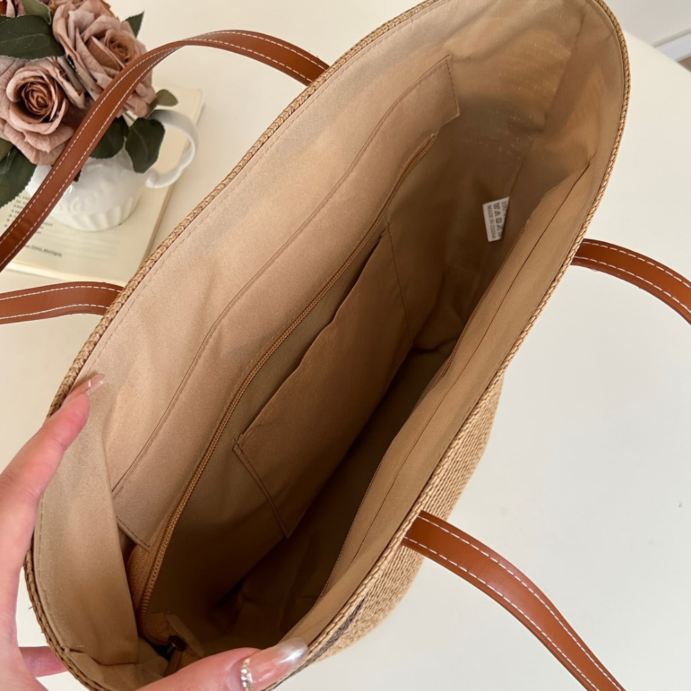 Tote Bag for Women – 6 Colors, Straw, Large Capacity, for Travel | Bag Vero – detail view 9