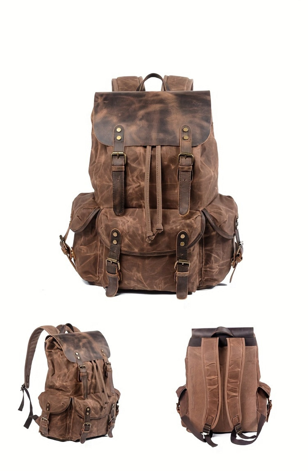 Laptop Backpack – Canvas, for Travel & Everyday Use | Bag Vero – detail view 25
