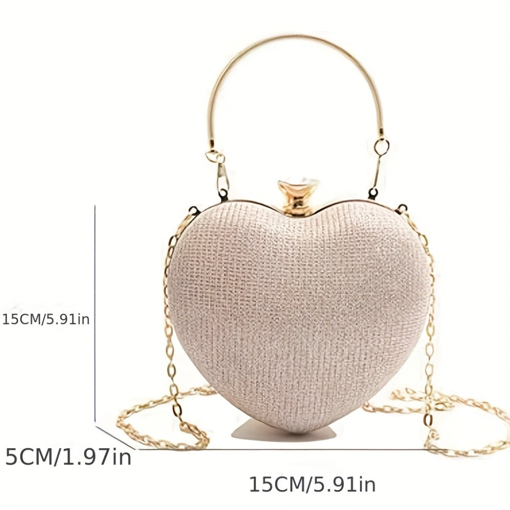 Elegant Dinner Handbag with Shining Beads - Evening Bag This Elegant Dinner Handbag Decorated with Shining Beads Is Perfect for Travel Photography. It Also Works Well As A Ladies' Banquet Handbag And Is Suitable for The Carnaval Music Festival.